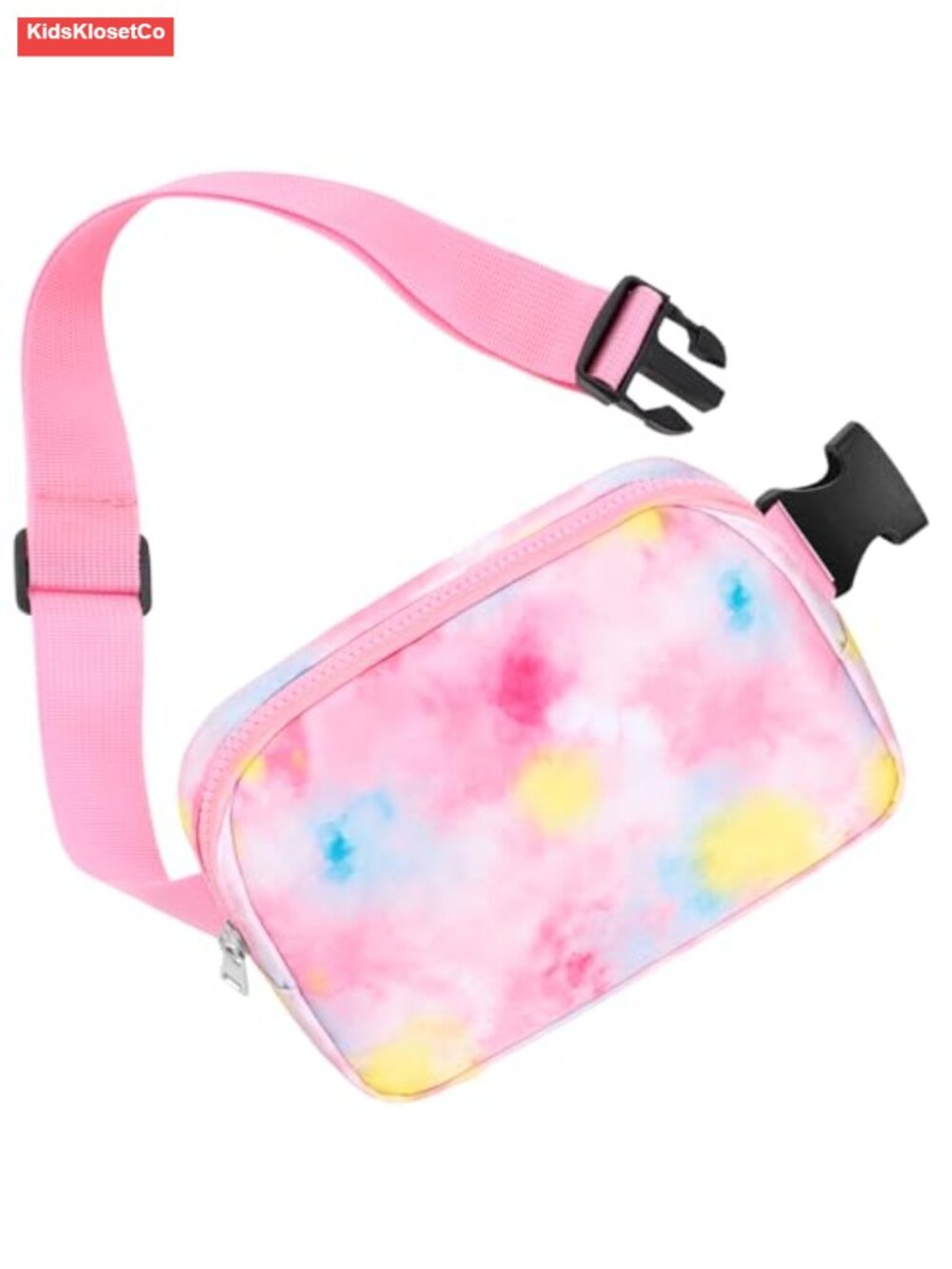 Kids Tie Dye Belt Bag Fanny Pack Crossbody Waist Bag with Adjustable Strap